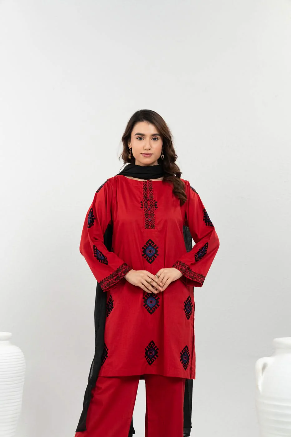 RTW | SHIRT, TROUSER & DUPATTA - Image 2