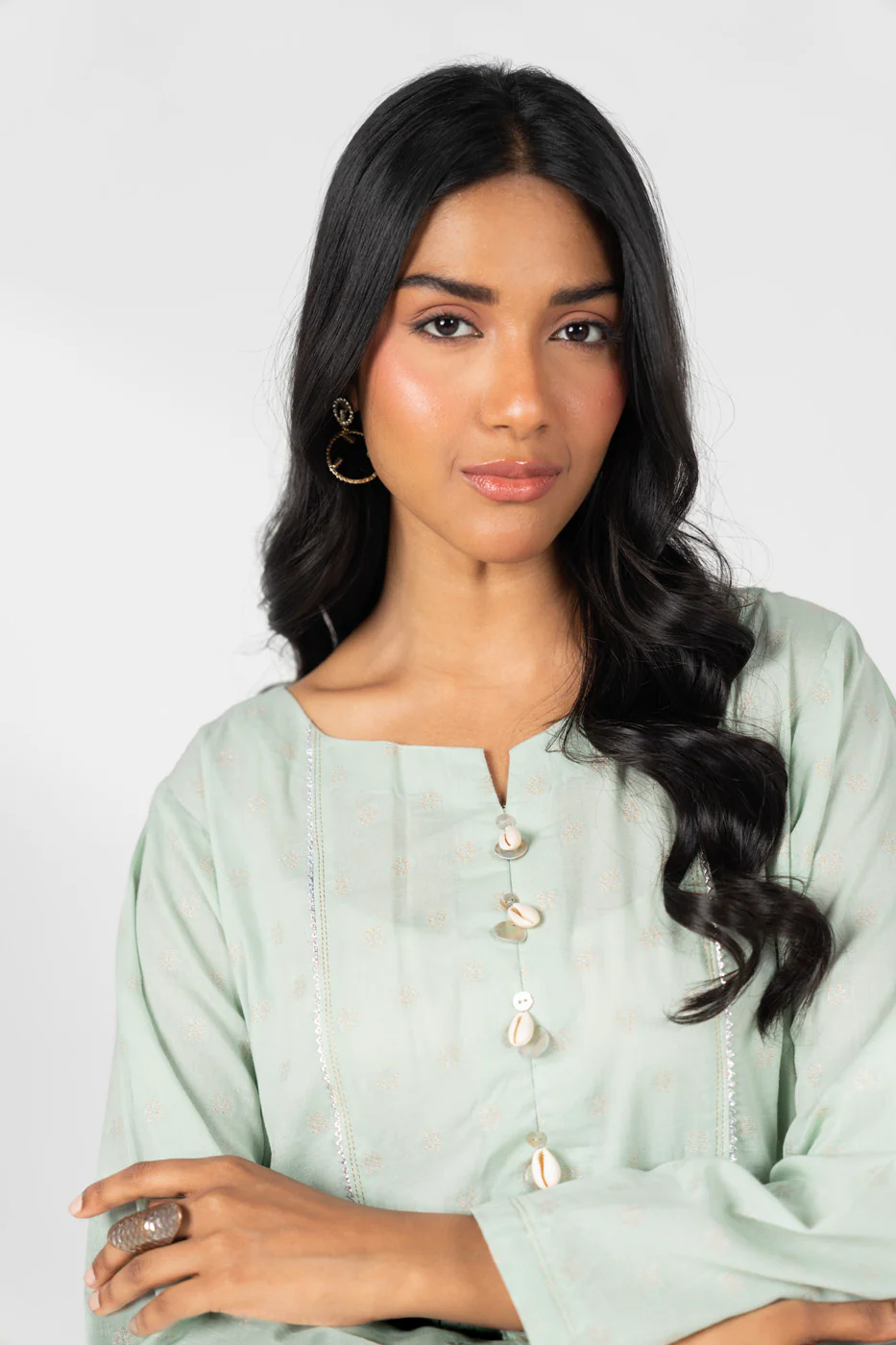 RTW | SHIRT, TROUSER & DUPATTA - Image 2