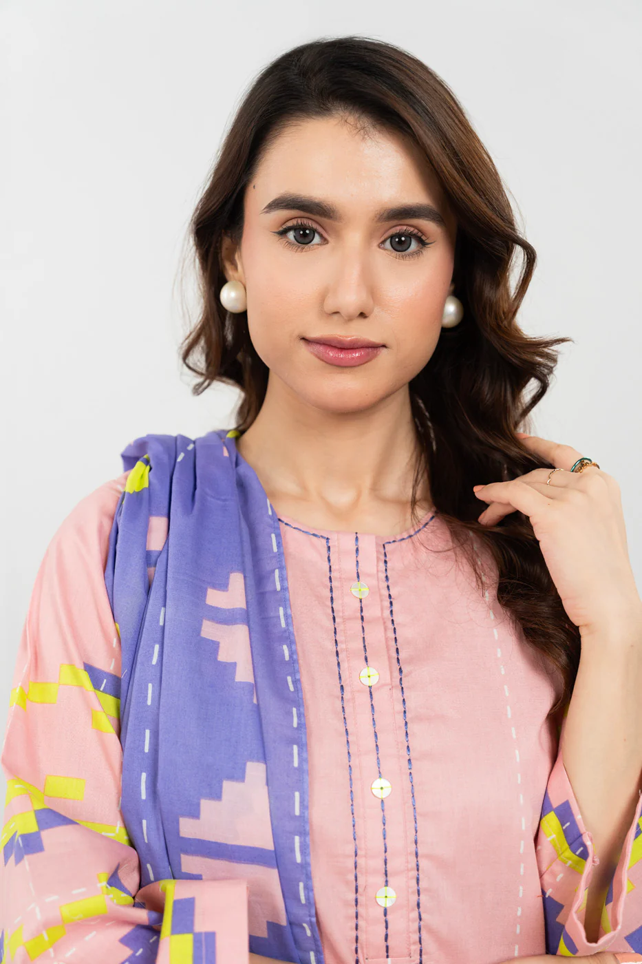 RTW | SHIRT, CULOTTE & DUPATTA - Image 4