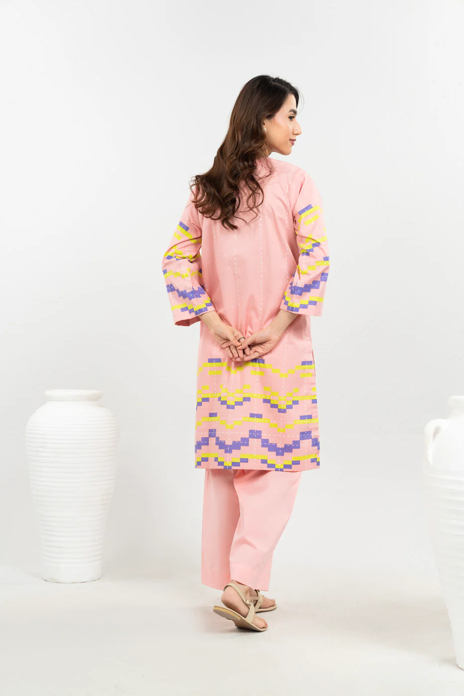 RTW | SHIRT, CULOTTE & DUPATTA - Image 5