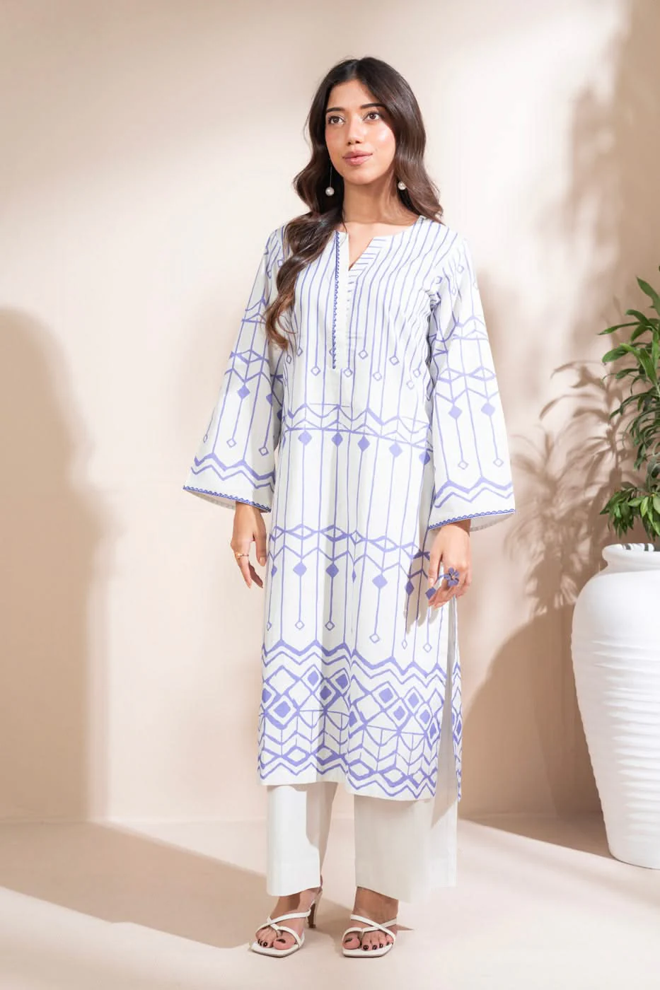 RTW | SHIRT, CULOTTE & DUPATTA - Image 4