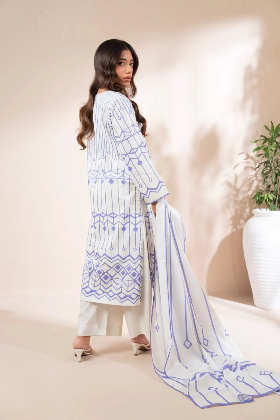 RTW | SHIRT, CULOTTE & DUPATTA - Image 5