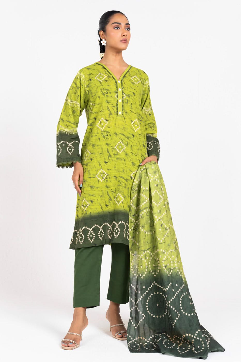 RTW | SHIRT, TROUSER & DUPATTA